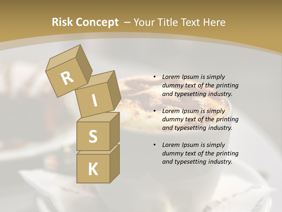 Creamy Snack Milk PowerPoint Template