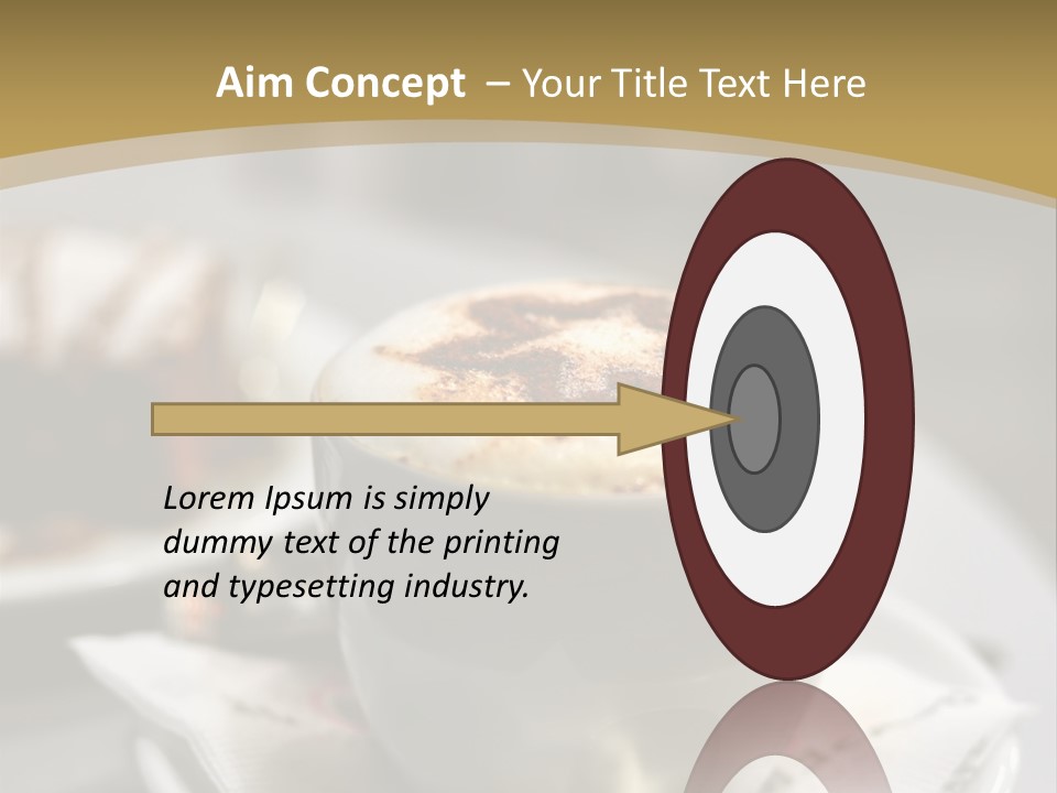 Creamy Snack Milk PowerPoint Template