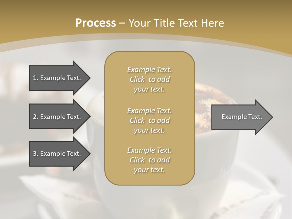 Creamy Snack Milk PowerPoint Template