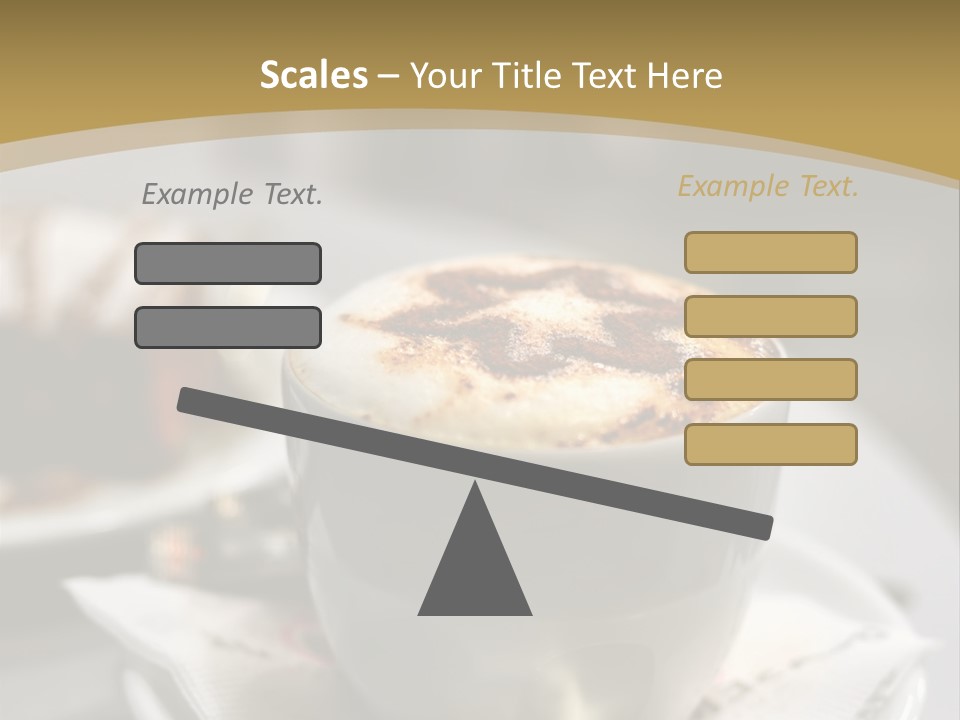 Creamy Snack Milk PowerPoint Template