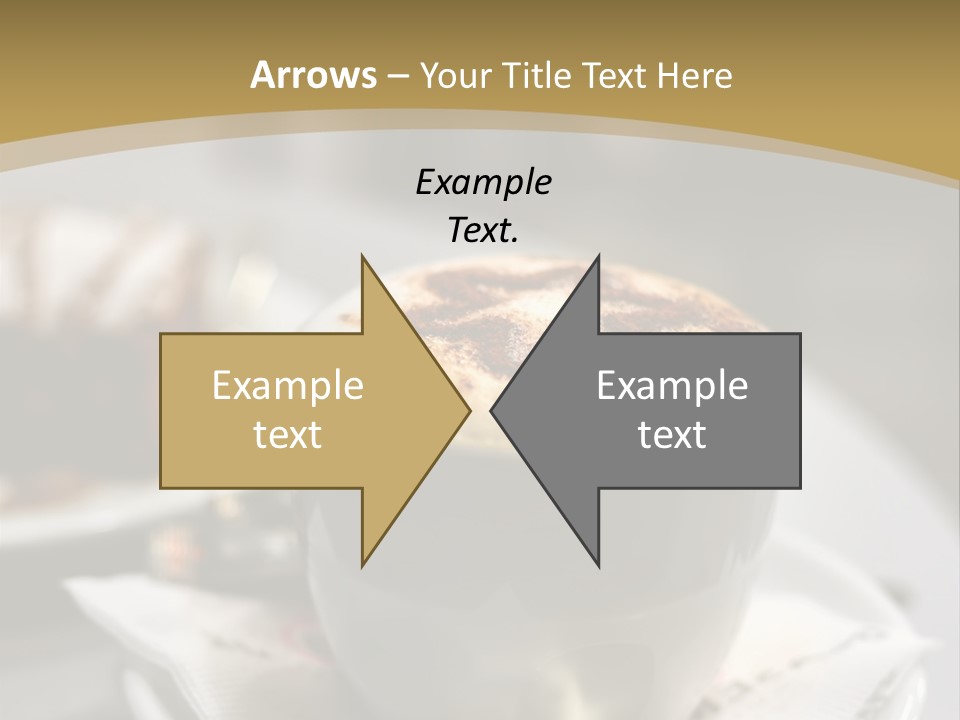 Creamy Snack Milk PowerPoint Template