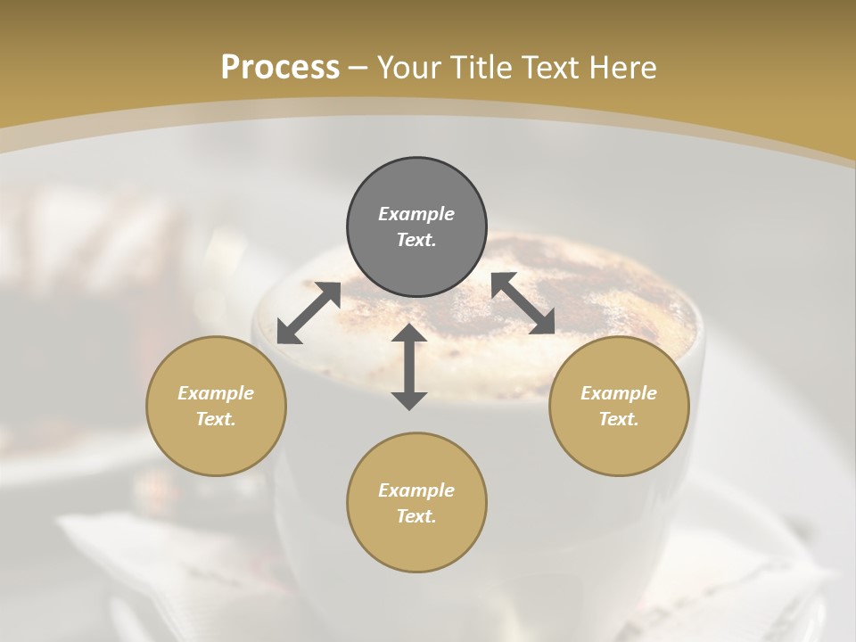 Creamy Snack Milk PowerPoint Template