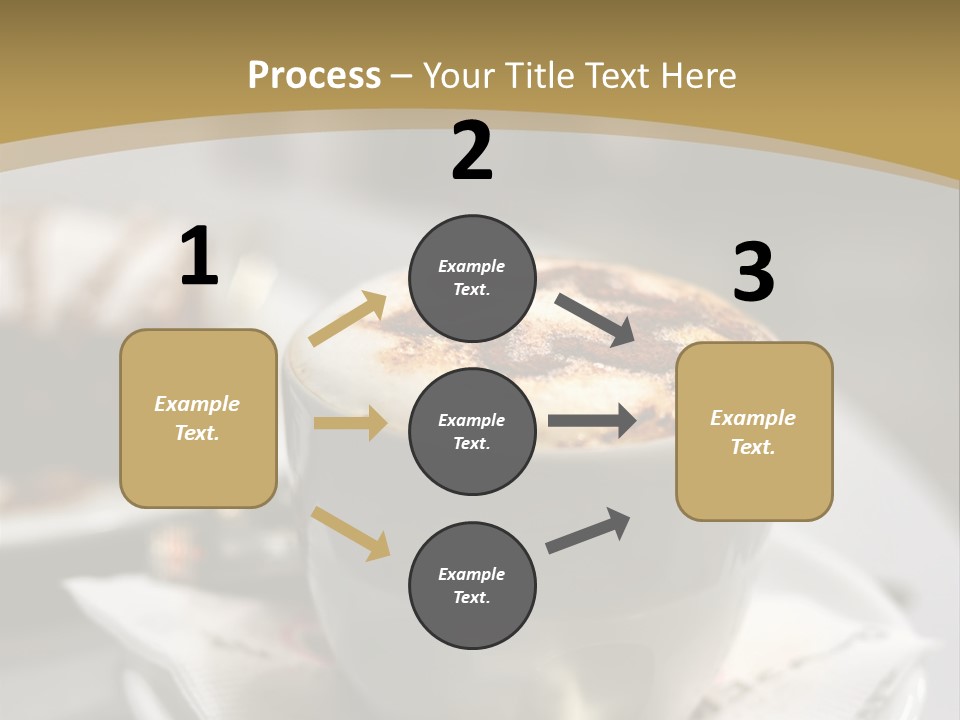Creamy Snack Milk PowerPoint Template
