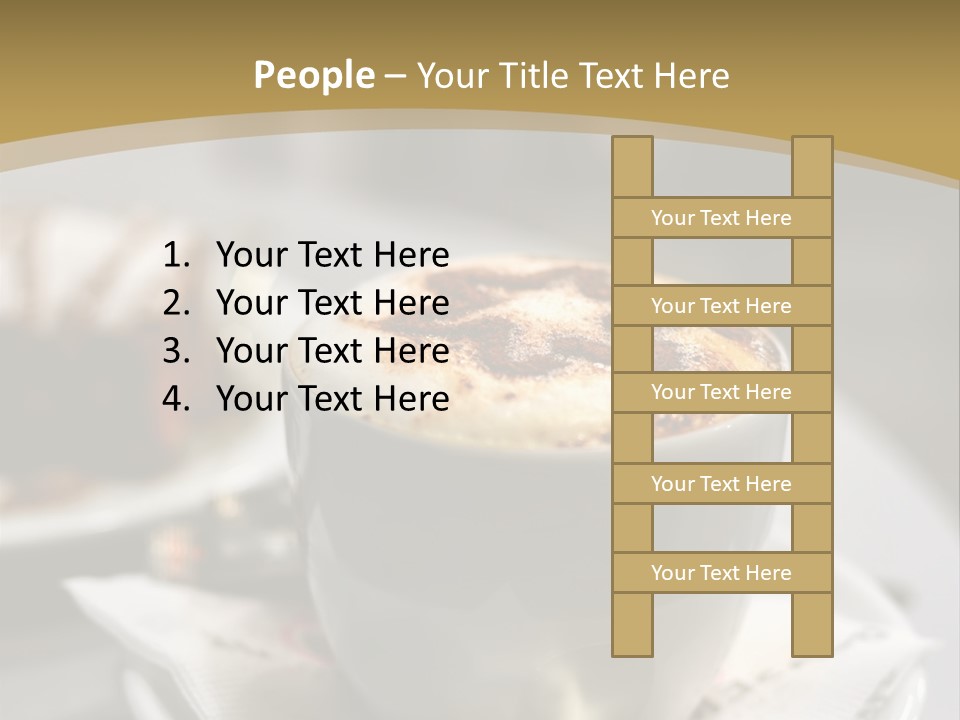 Creamy Snack Milk PowerPoint Template