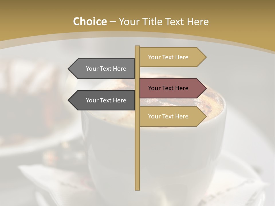 Creamy Snack Milk PowerPoint Template