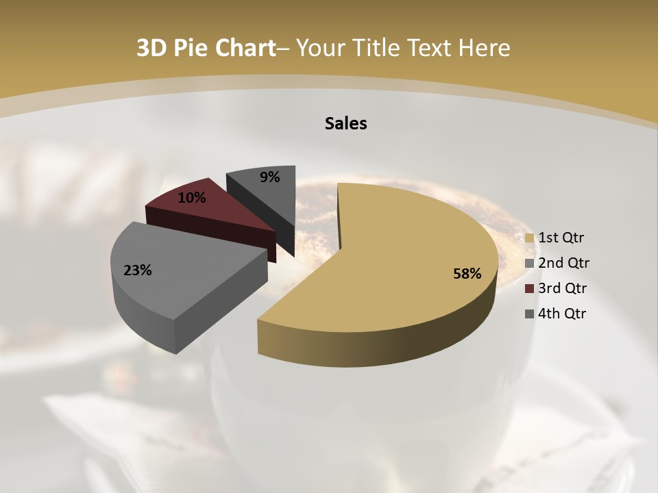 Creamy Snack Milk PowerPoint Template