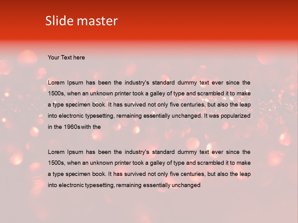 Background Twinkled Sparkle PowerPoint Template