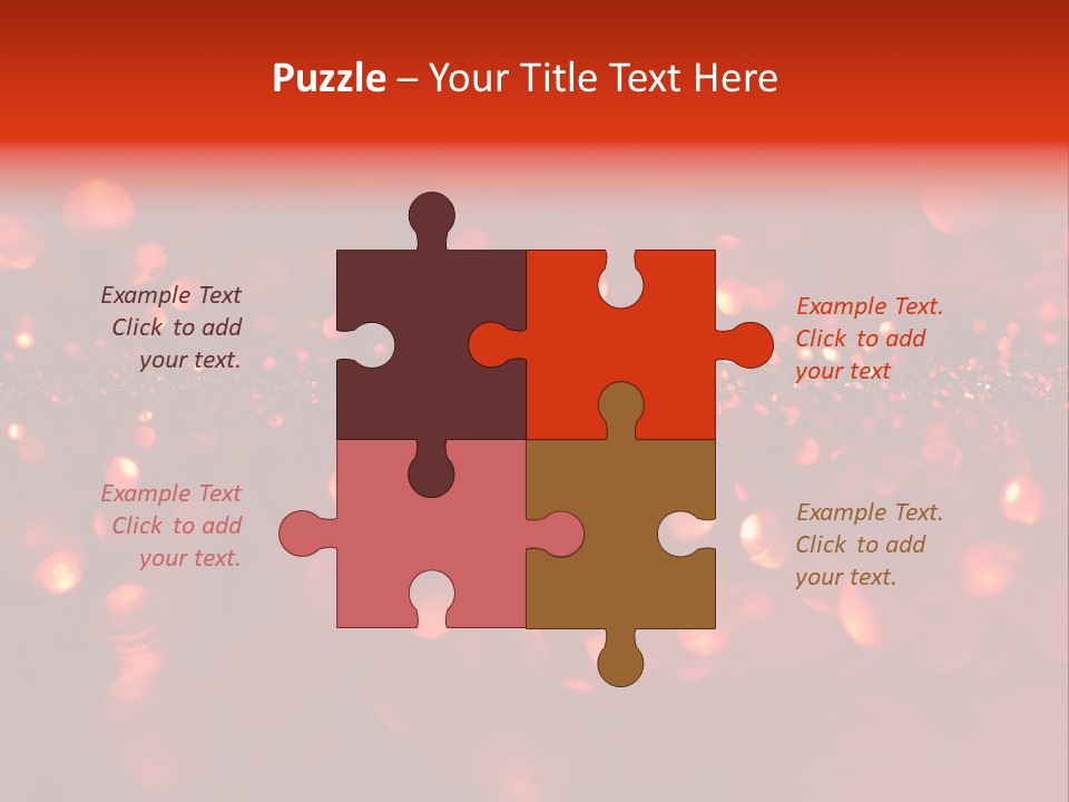 Background Twinkled Sparkle PowerPoint Template