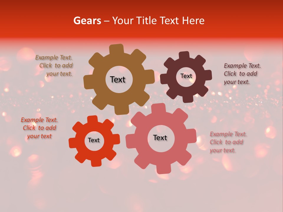 Background Twinkled Sparkle PowerPoint Template