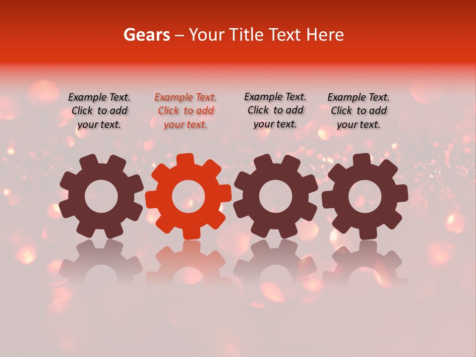 Background Twinkled Sparkle PowerPoint Template