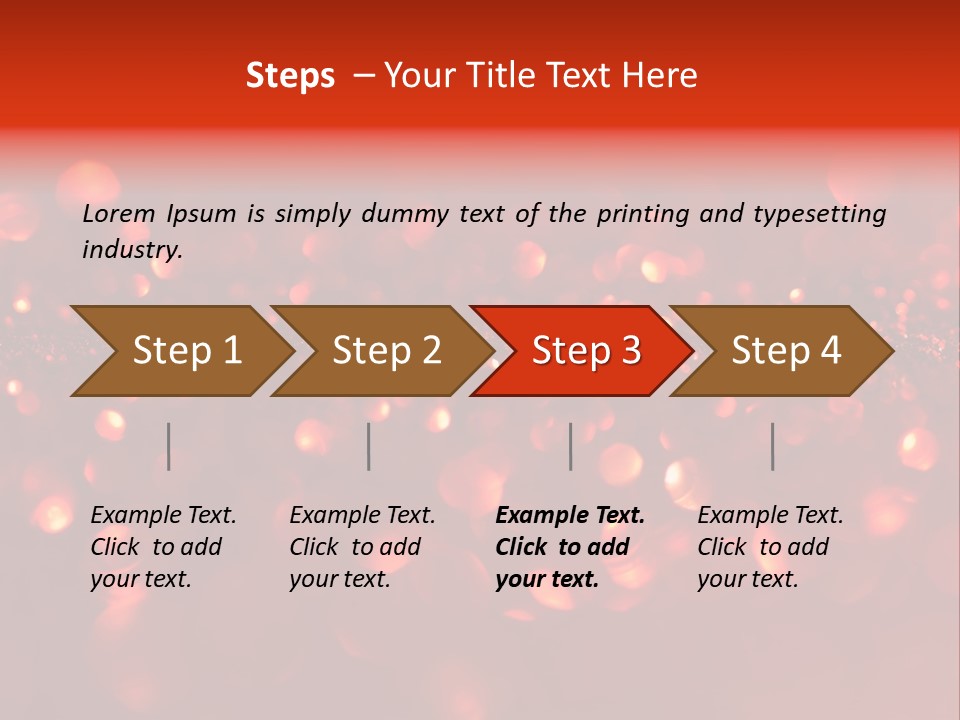 Background Twinkled Sparkle PowerPoint Template