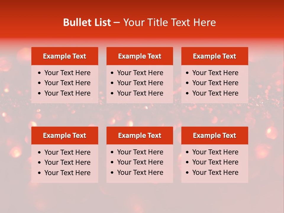 Background Twinkled Sparkle PowerPoint Template