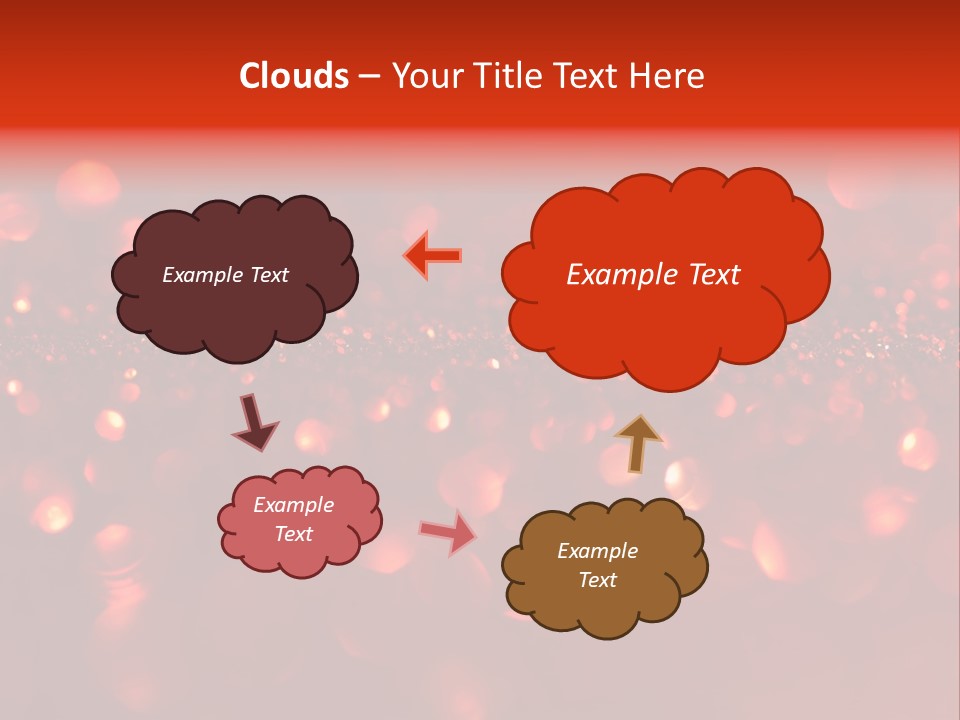 Background Twinkled Sparkle PowerPoint Template