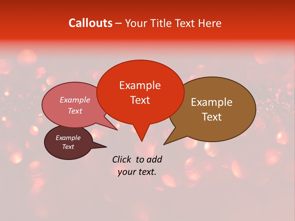 Background Twinkled Sparkle PowerPoint Template