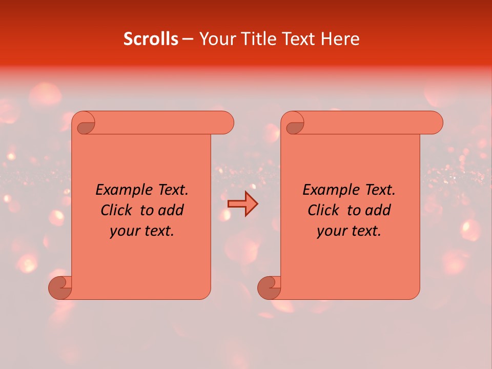 Background Twinkled Sparkle PowerPoint Template