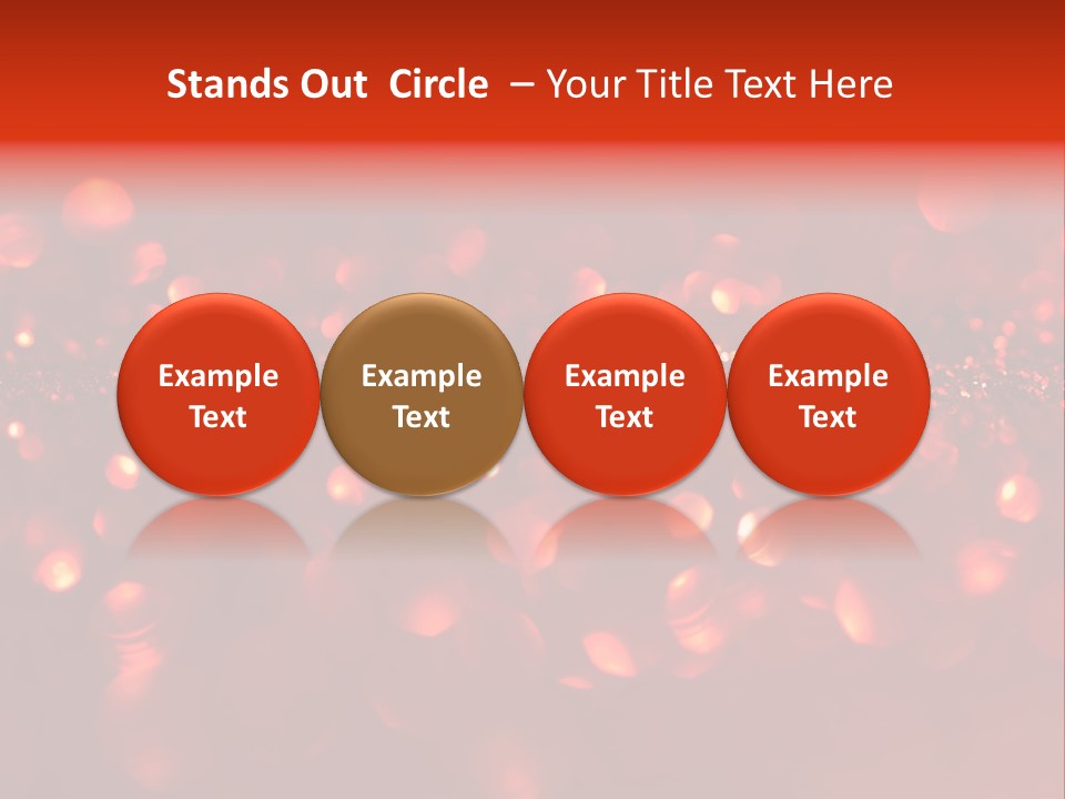 Background Twinkled Sparkle PowerPoint Template