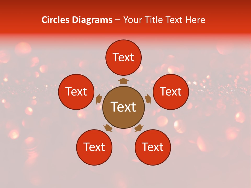 Background Twinkled Sparkle PowerPoint Template