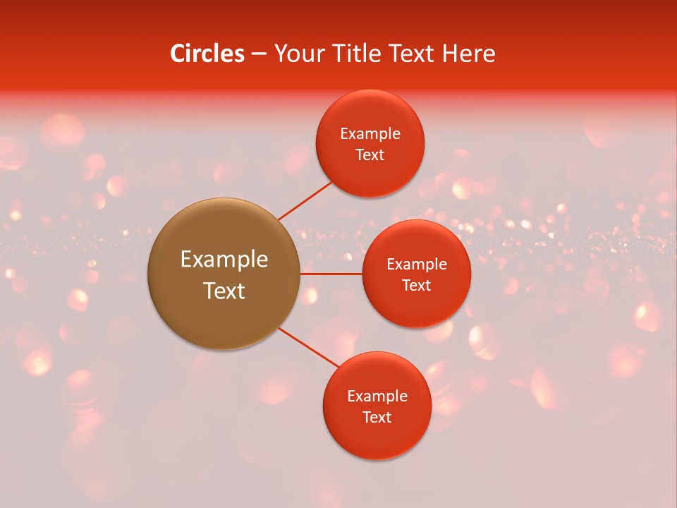 Background Twinkled Sparkle PowerPoint Template