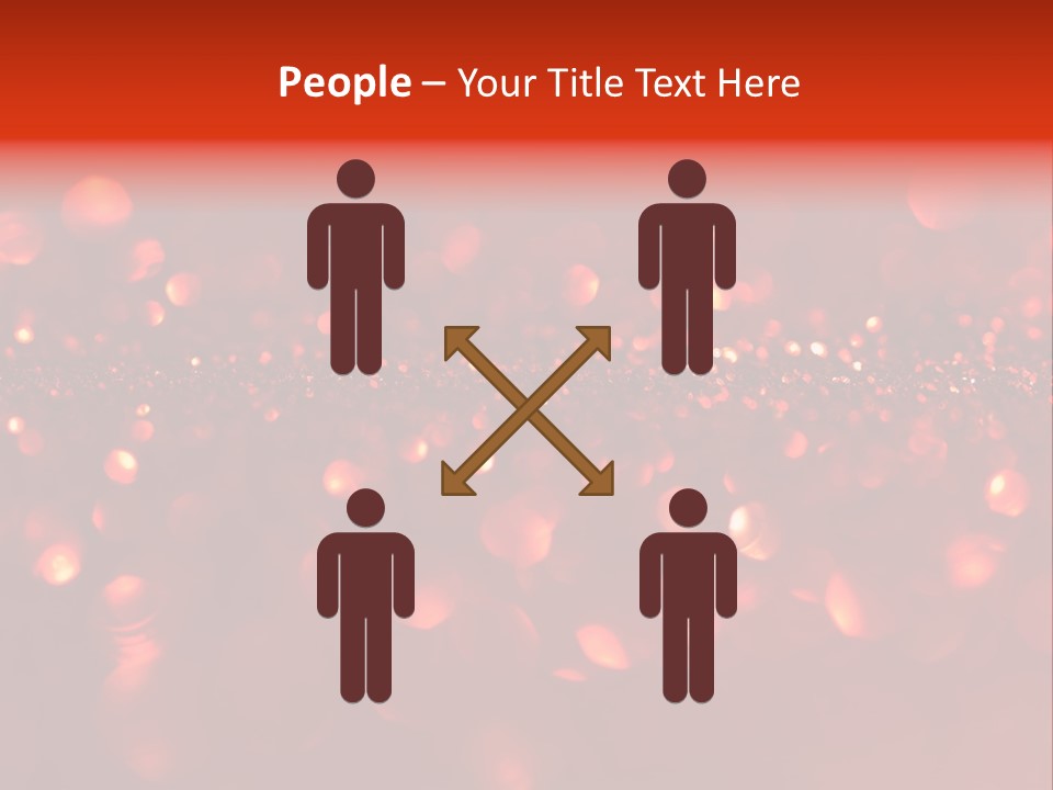 Background Twinkled Sparkle PowerPoint Template