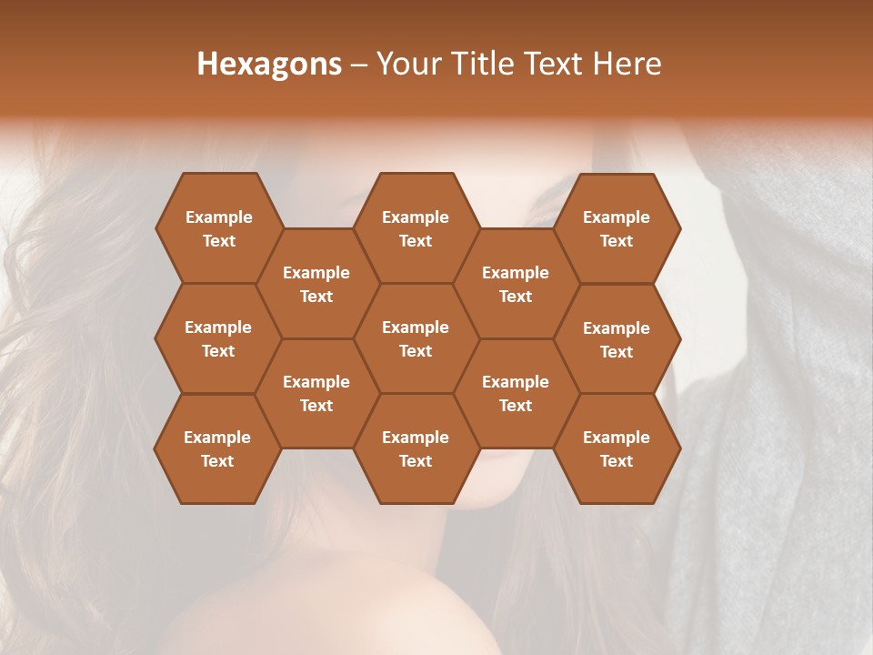 Young Femininity Girl PowerPoint Template