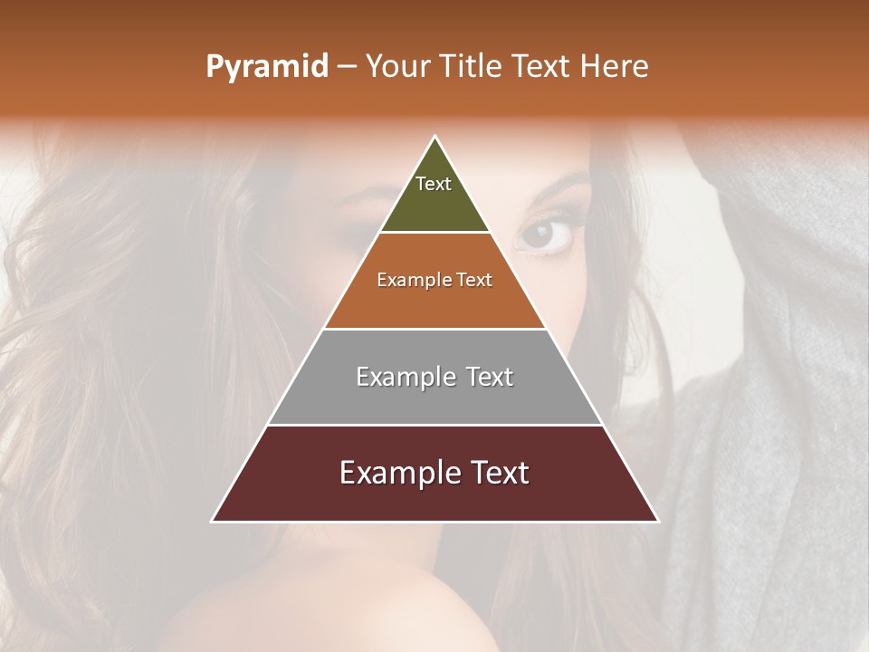 Young Femininity Girl PowerPoint Template