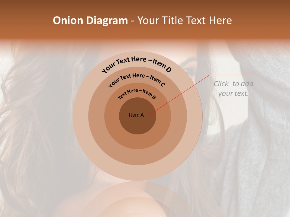 Young Femininity Girl PowerPoint Template