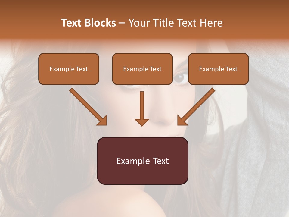 Young Femininity Girl PowerPoint Template