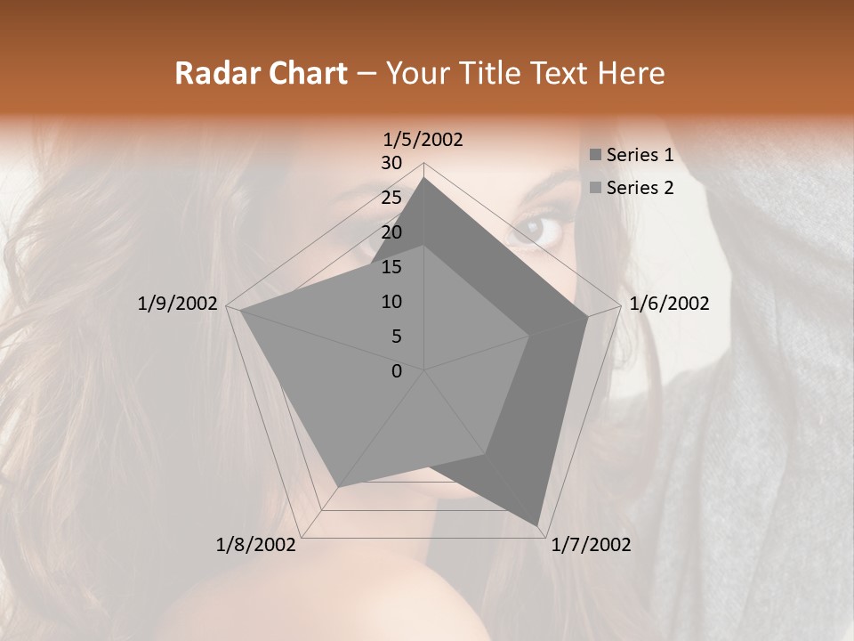 Young Femininity Girl PowerPoint Template