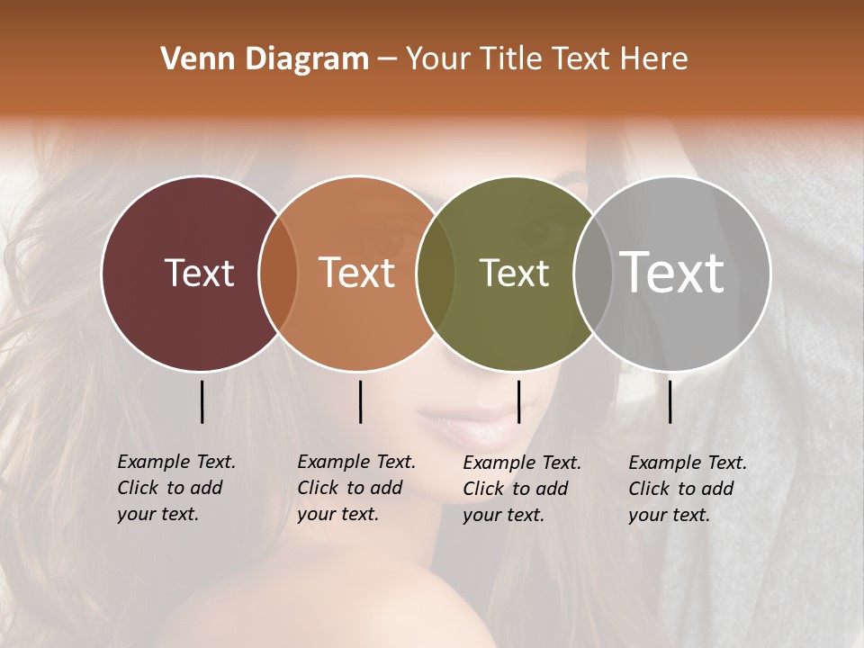 Young Femininity Girl PowerPoint Template