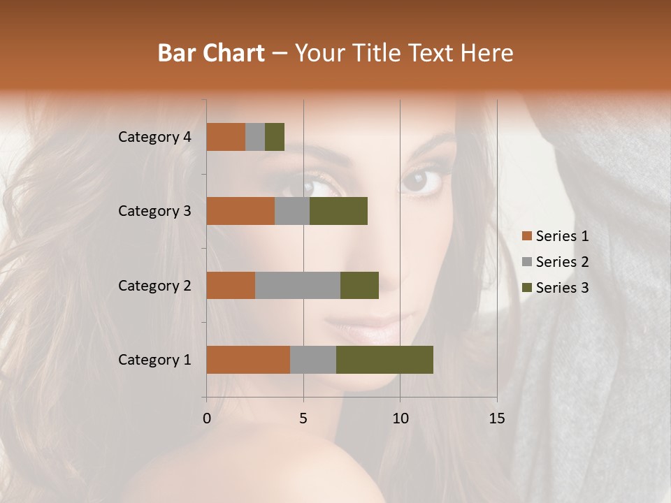 Young Femininity Girl PowerPoint Template