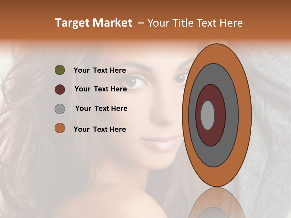 Young Femininity Girl PowerPoint Template