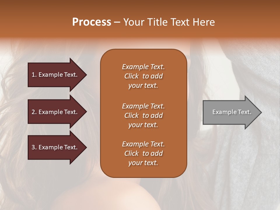 Young Femininity Girl PowerPoint Template