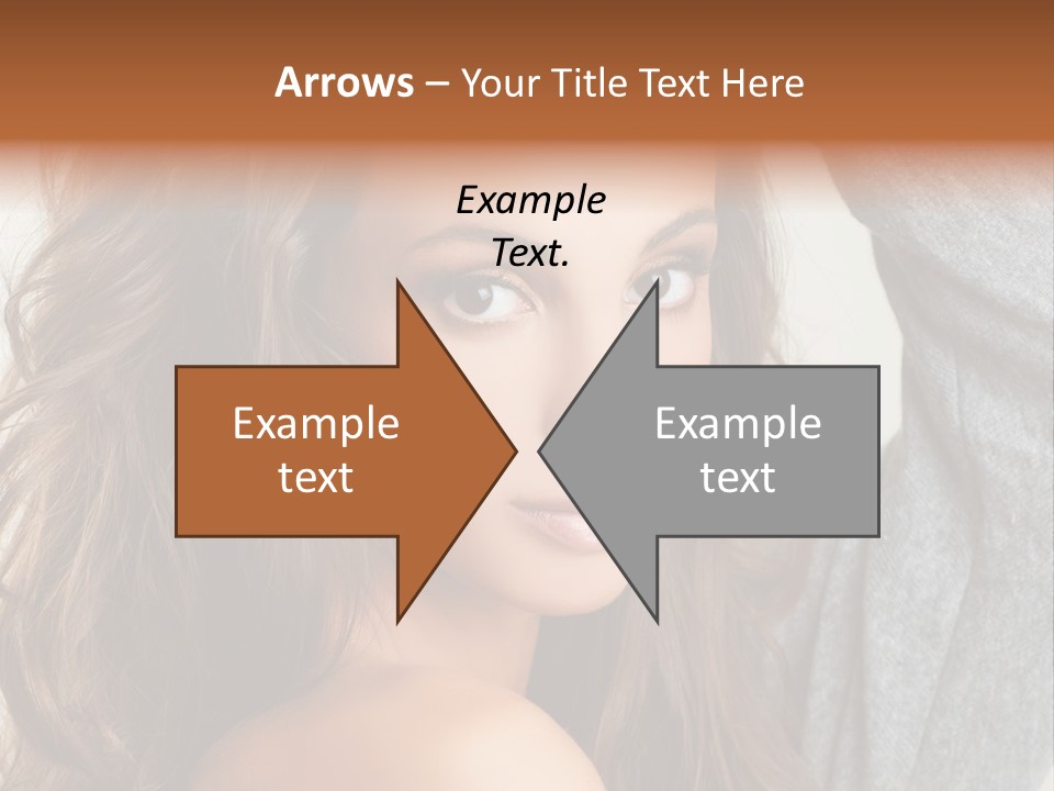 Young Femininity Girl PowerPoint Template