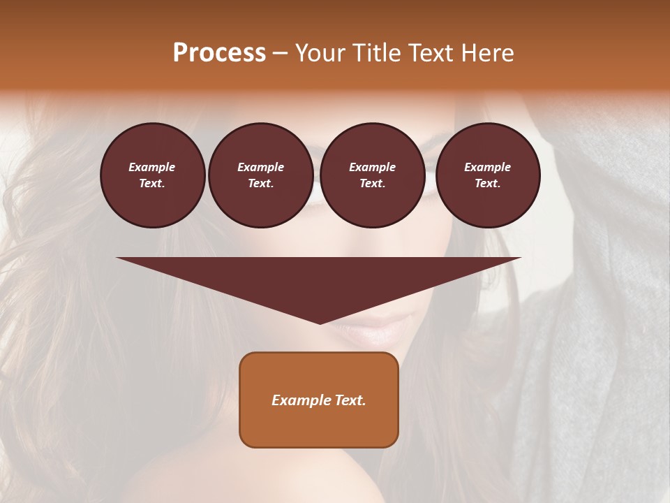 Young Femininity Girl PowerPoint Template