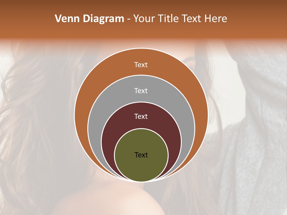 Young Femininity Girl PowerPoint Template