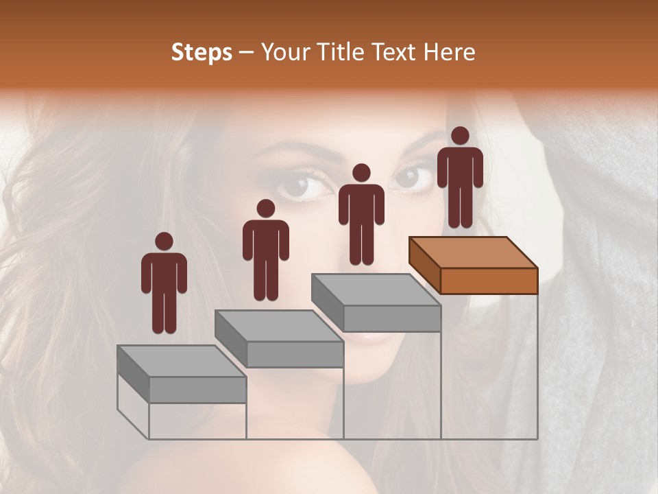 Young Femininity Girl PowerPoint Template