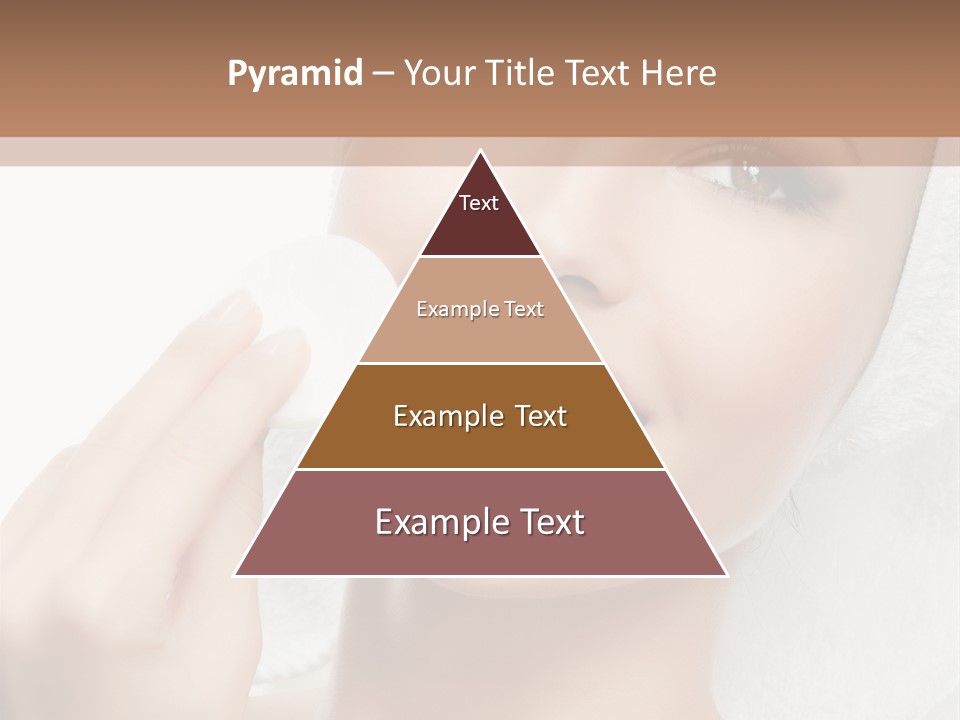 Smiling Pretty Young PowerPoint Template