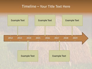 Haystack Farming Grass PowerPoint Template