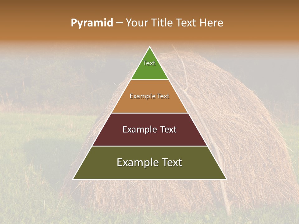 Haystack Farming Grass PowerPoint Template
