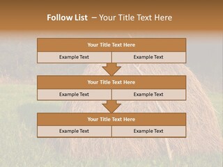 Haystack Farming Grass PowerPoint Template