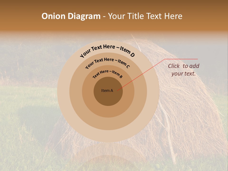 Haystack Farming Grass PowerPoint Template