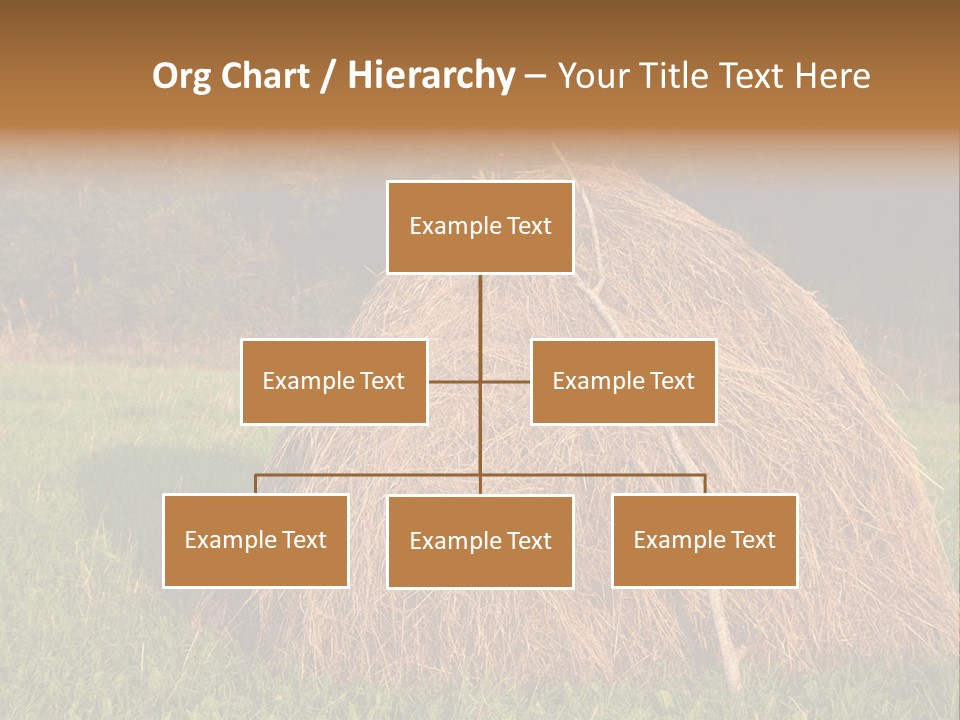 Haystack Farming Grass PowerPoint Template