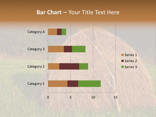 Haystack Farming Grass PowerPoint Template