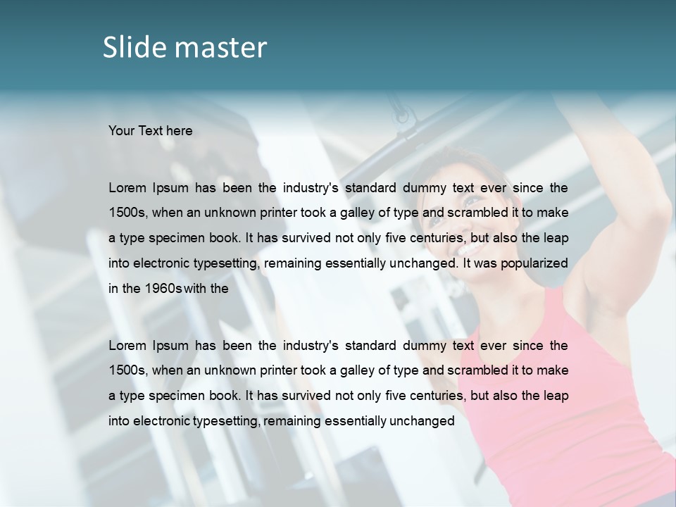 Health Determination Thin PowerPoint Template