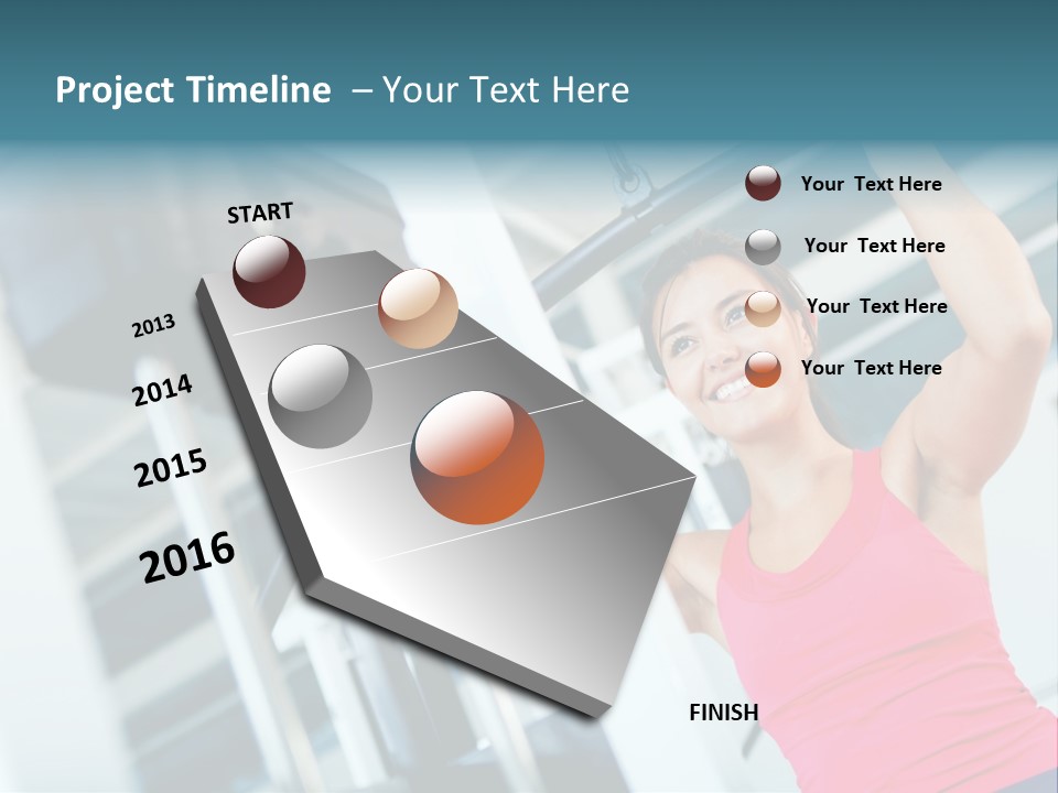 Health Determination Thin PowerPoint Template
