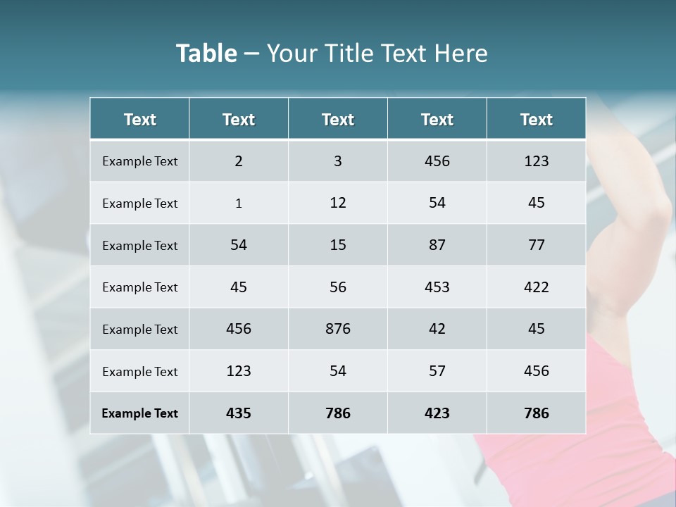 Health Determination Thin PowerPoint Template