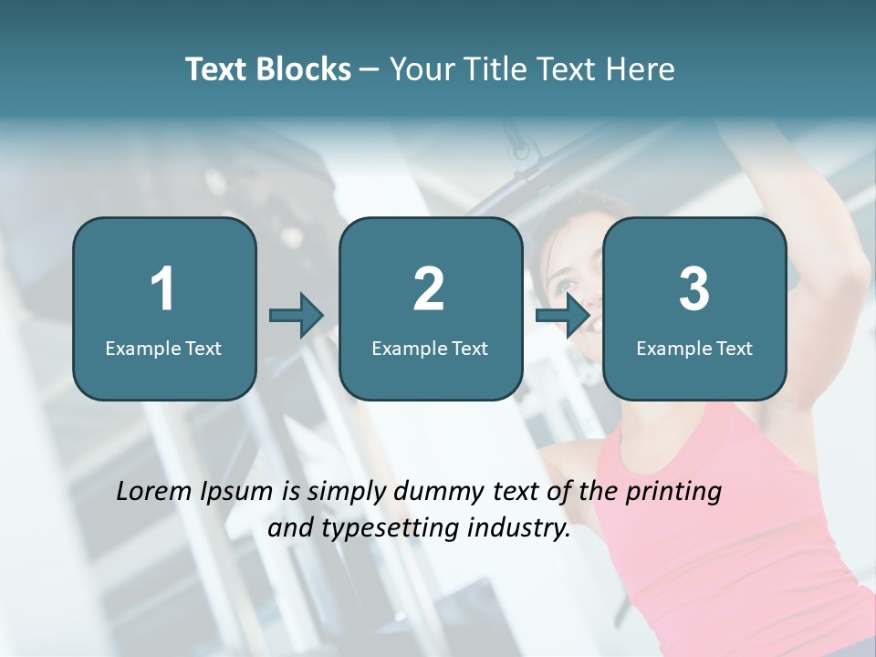 Health Determination Thin PowerPoint Template