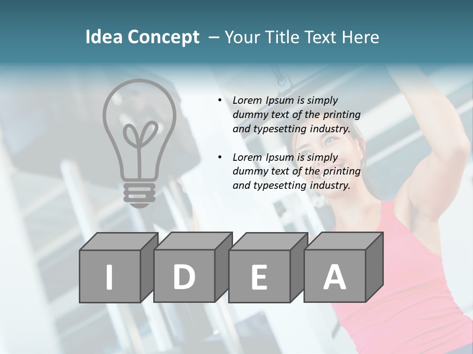 Health Determination Thin PowerPoint Template