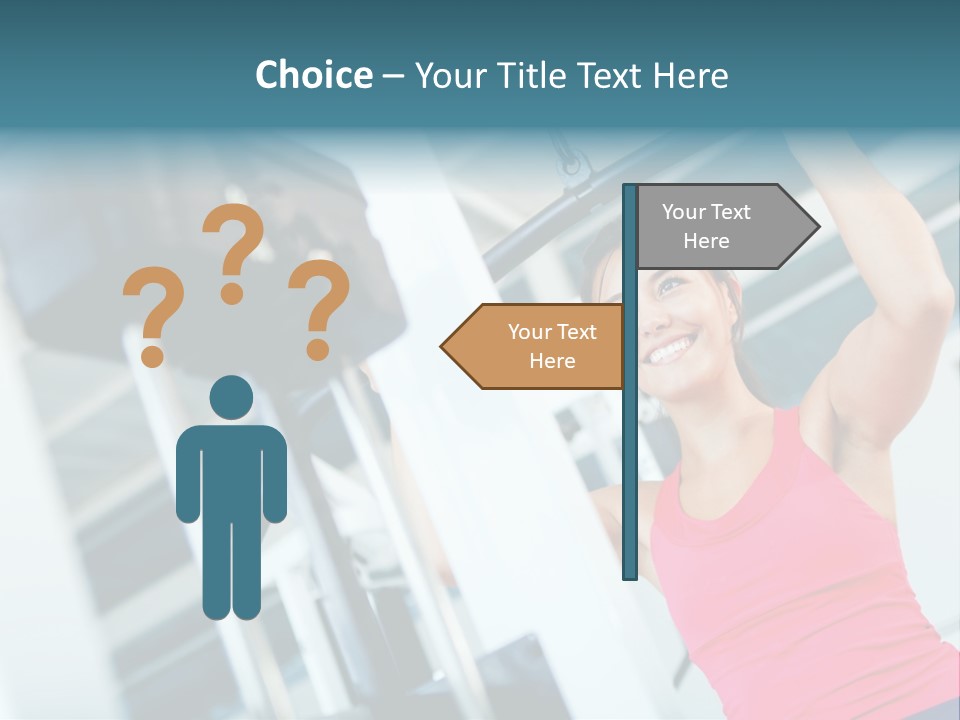 Health Determination Thin PowerPoint Template