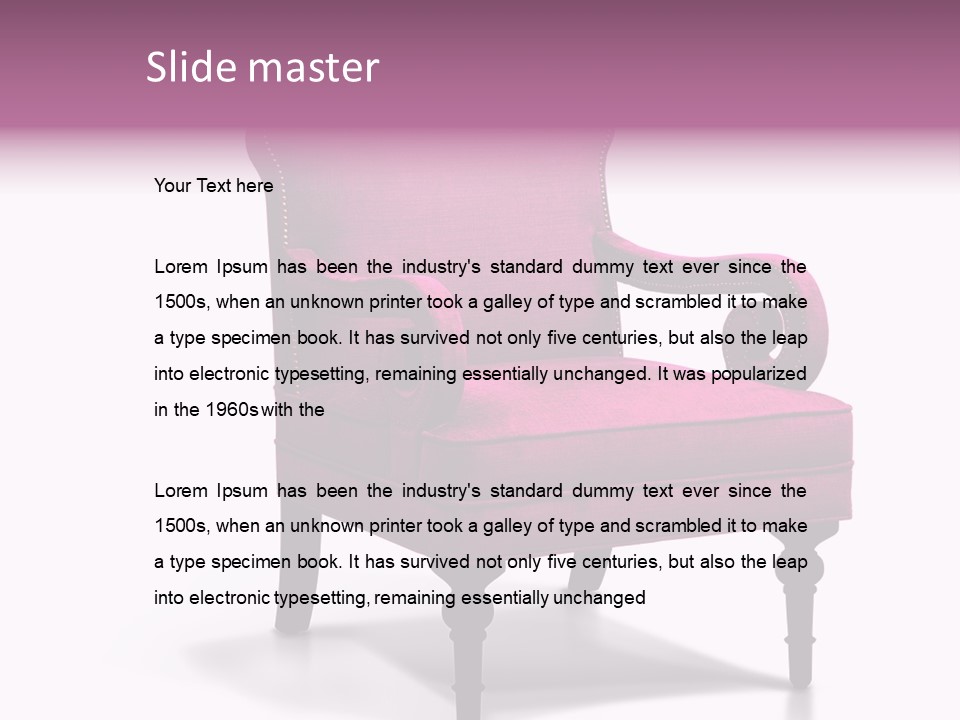 Decoration Fashion Decor PowerPoint Template